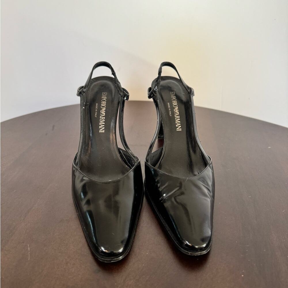 Emporio Armani Vintage Slingback Pumps - Size 38 - Picture 2 of 9